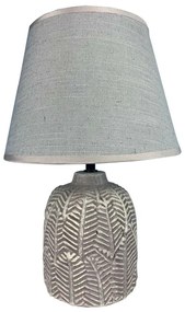 Lampada da tavolo Versa Ceramica Tessile (22,5 x 33 x 12,5 cm)