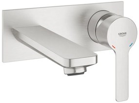 Rubinetto per lavabo ad incasso Lineare cromo spazzolato GROHE