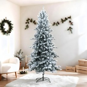 Albero di Natale artificiale innevato Kirkwall H 210 cm x ø 102 cm