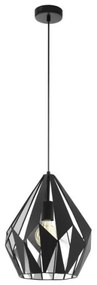 Eglo 49255 - Lampadario CARLTON 1 1xE27/60W/230V
