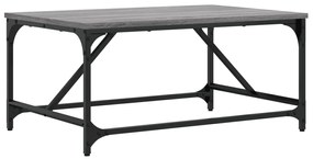 Tavolino da Salotto Grigio Sonoma 75x50x35 cm Legno Multistrato