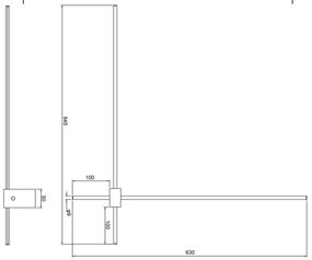 Maytoni C070WL-L12GB3K - Applique a LED PARS LED/12W/230V CRI 90 nero
