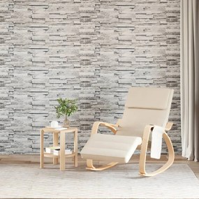 Pannelli Murali 3d 14 Pz Grigio Chiaro 100x25 Cm Eps /