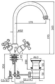 Miscelatore Lavabo Monoforo Cromato Zucchetti Delfi Z46218.8008