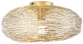 Lampada da soffitto intelligente ovale oro con WiFi G95 - Sarella