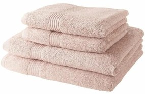 Set di asciugamani TODAY 4 Unità Rosa chiaro
