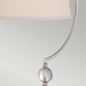 Lampada Da Scrivania Contemporanea Jenkins Metallo Nichel Lucido 1 Luce E27