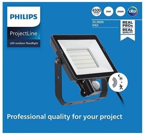 Philips - Proiettore LED da esterno con sensore PROJECTLINE LED/50W/230V IP65 3000K