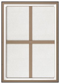 Quadro con elementi dipinti a mano 70x100 cm Fantasia I - Styler