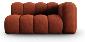 Divano componibile color mattone (con penisola a destra) Lupine – Micadoni Home