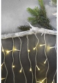 Catena LED natalizia da esterno 300xLED/8 modalità 10m IP44 bianco caldo + telecomando