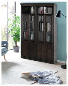 Vetrina in legno di pino marrone 148x223 cm Anita - Støraa