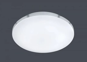 Plafoniera led bagno con bordo cromo apart 659412406