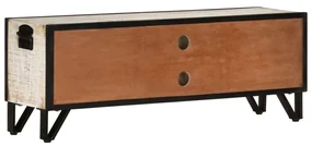 Mobile porta tv 110x30x41 cm in legno massello di acacia