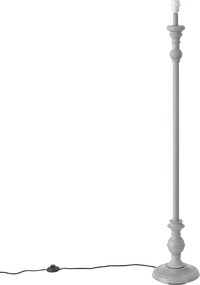 Lampada da terra classica grigia senza paralume - Classico