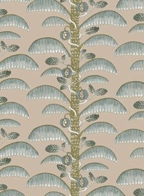 Josephine Munsey Carta da parati Palm Stripe - Edge Sand