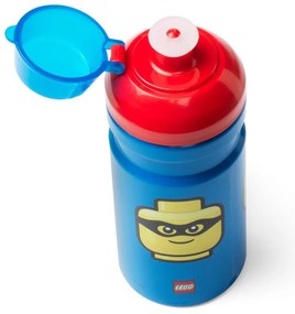 Borraccia blu con coperchio rosso , 390 ml Iconic - LEGO®