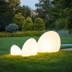 Nowodvorski Lighting Lampada da esterno Stone L, 80 x 65 cm, bianco, plastica, IP44