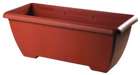 Fioriera MAXI TERRAE PLASTECNIC in polipropilene terracotta H 38.5 cm L 100 x P 43 cm