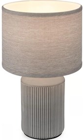 Brilo - Lampada da tavolo INO 1xE14/10W/230V grigia