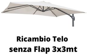 Ricambio Telo per Ombrellone senza Flap 3X3m