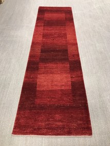 Loribaft Tappeto 300x80 Rosso (Iran) Annodato A Mano