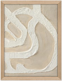 Quadro su tela incorniciato dipinto a mano Raw Organic