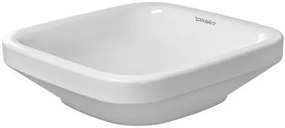 Lavabo 43x43 da appoggio Senza troppopieno Bianco lucido Durastyle 0349430000 Duravit