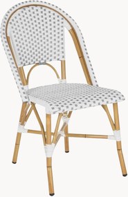 Set di 2 sedie da pranzo impilabili per esterno Salcha