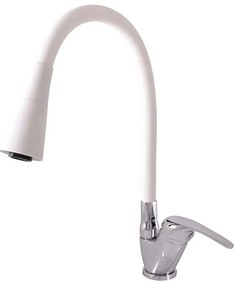 RAV Slezák SA006.0/13CB - Miscelatore da cucina SAZAVA 35,6 cm bianco/cromo lucido