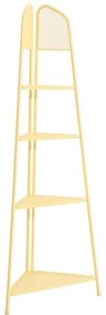 Mensola angolare in metallo giallo per balcone, altezza 180 cm MWH - Garden Pleasure