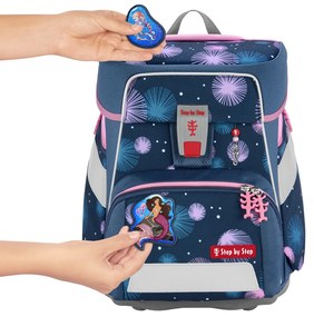 Zaino scuola SPACE - set 5 pezzi, Step by Step Mermaid Delia