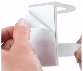 WENKO 54655100 - Dispenser per sapone WOYA 250 ml bianco/cromo lucido