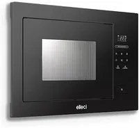 Forno Microonde da incasso elleci Urban MW Total Black Glass Nero FVUR281BKWS