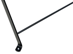 Set da balcone acciaio nero FIORI Beliani