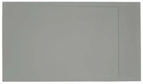 Piatto doccia SENSEA in resina Neo grigio L 90 x L 140 x H 3 cm opaco effetto pietra