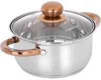 Casseruola 18 cm acciaio inox Meravigliosa con coperchio