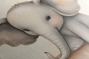 Stampa su tela – Elefantino sognante
