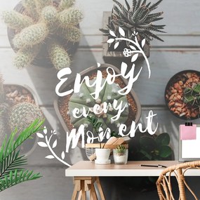 Carta da parati – Citazione - Enjoy every moment