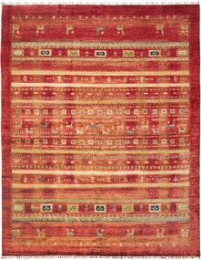 Gabbeh Tappeto 300 x 230 Rosa (Pakistan) Tessuto A Mano