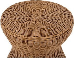 Tavolo da giardino rotondo in rattan artificiale ø 53 cm Roccas - Bloomingville