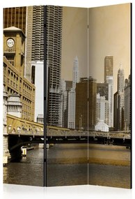 Paravento Chicago's bridge (vintage effect) [Room Dividers]