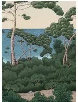 Isidore Leroy Carta da parati panoramica Port Cros - Original Panel C