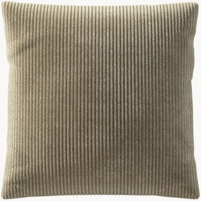 Cuscino grande in velluto a coste Vetsak, 60 x 60 cm