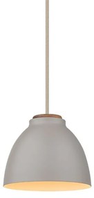 Nivå Lampada a Sospensione Ø14 Grigio/Legno - Halo Design