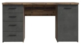 Scrivania ARENO marrone/grafite