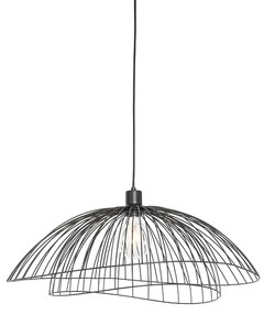 Lampada a sospensione di design nera 60 cm - Pua