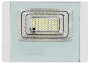 Faro solare LED esterno 20W 3,2V IP65 6400K con telecomando