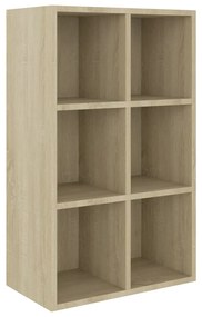 Libreria/Credenza Rovere Sonoma 66x30x98 cm Legno Multistrato