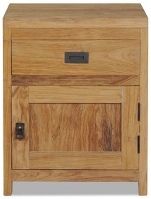 Comodino in legno massello di teak 40x30x50 cm